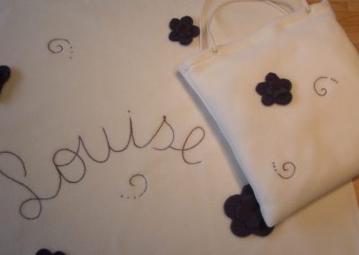 COUVERTURE BEBE FLEUR